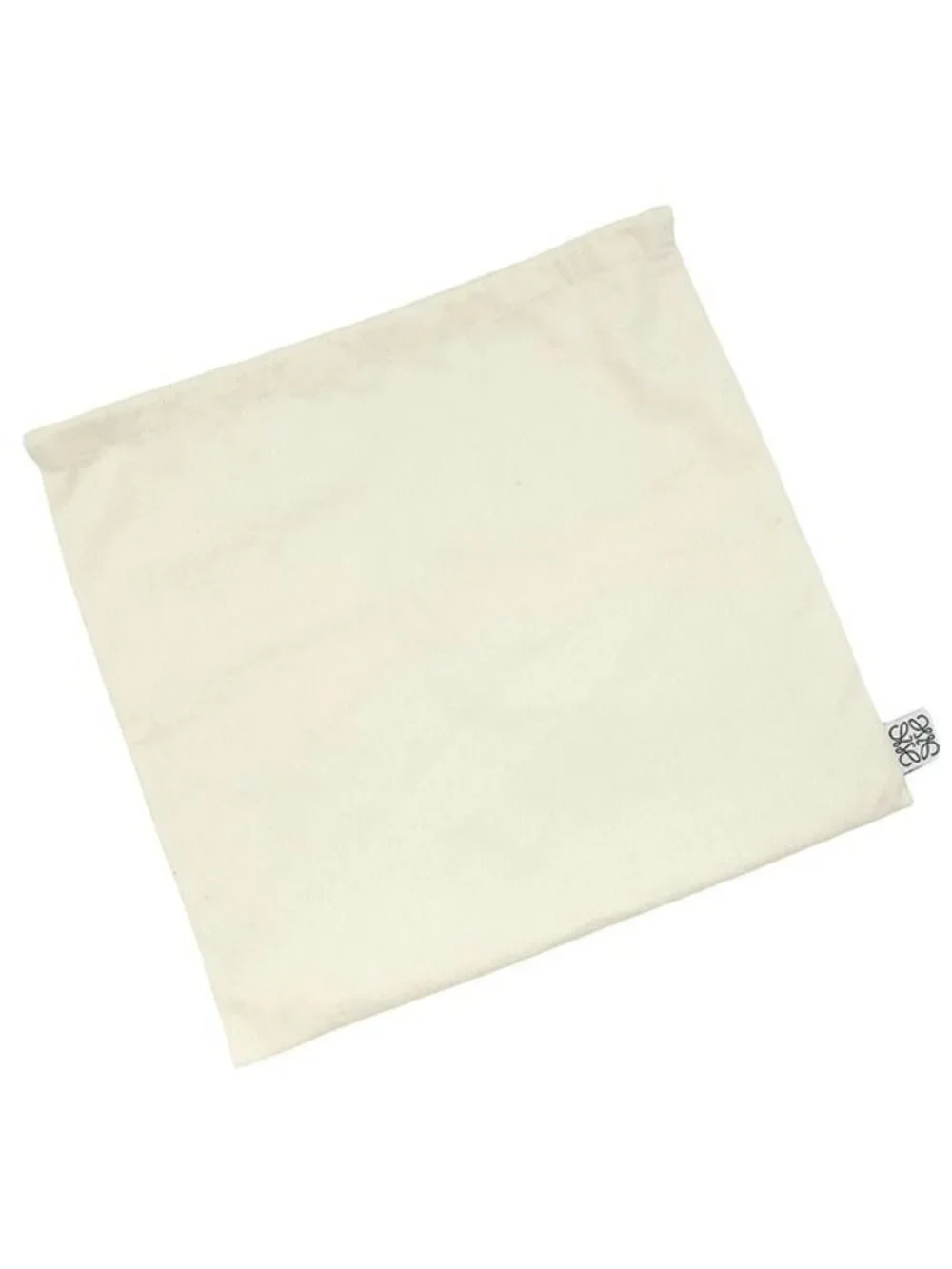 Loewe Wallet Linen Zip Around Organizer Leather Beige Silver Zip Anagram